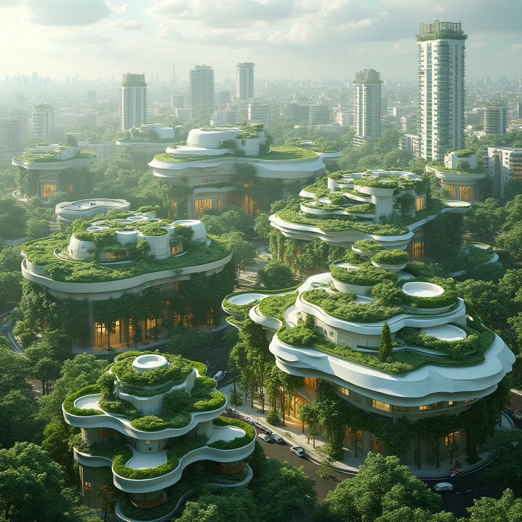 Visão futurista da construção civil no Brasil com edifícios eco-sustentáveis